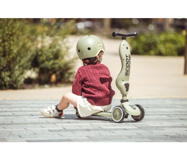 Scoot & Ride Kask Ochronny XXS-S dla dzieci 1-5 lat Olive - 1265384 - zdjęcie 9
